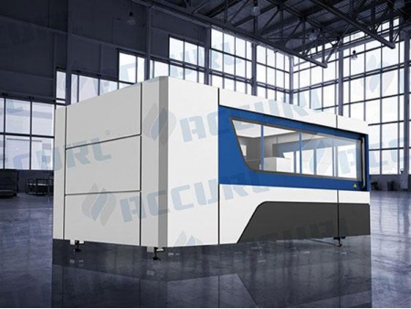 ماكينة CNC لقطع الفولاذ المقاوم للصدأ بألياف الليزر 500W