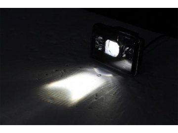 كشاف أمامي LED للسيارة 4×6 بوصة مربع