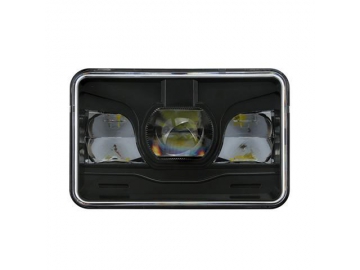 كشاف أمامي LED للسيارة 4×6 بوصة مربع