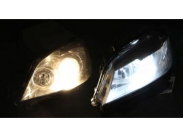 طقم إضاءة أمامية ليد LED مقاس H7