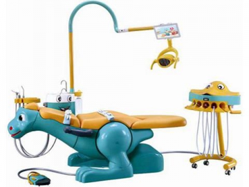 كرسي الأسنان للأطفال A8000-IIB    (وحدة طب أسنان الأطفال مع كرسي ديناصور مبتسم)