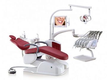 جهاز طب الأسنان A6600    (كرسي أسنان مريح، قبضة سنية، كاميرا داخل الفم، إنارة LED)