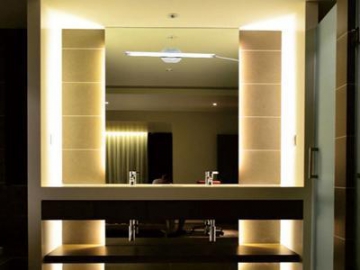 شريط إضاءة المرايا LED مع مفتاح حساس الضوء