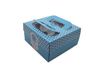 علب كعك مع مقبض Cake box with handle, Gable Box