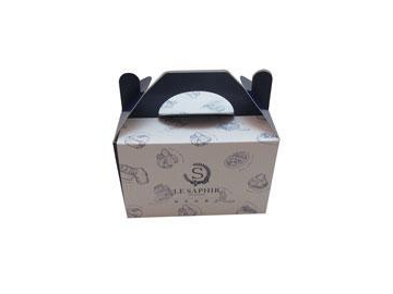 علب كعك مع مقبض Cake box with handle, Gable Box