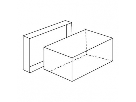 علب أحذية، صندوق شبشب بغطاء منفصل Shoe Boxes, Two Piece