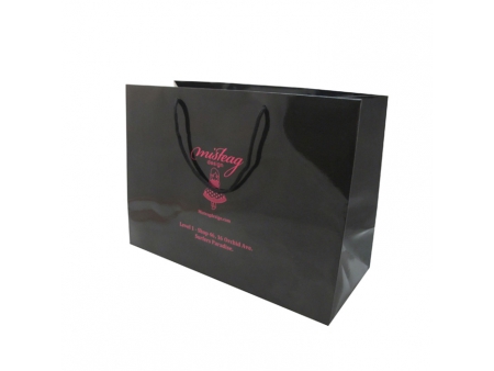 كيس ورقي مطبوع مع يد، أكياس تسوق Printed Paper Shopping Bag