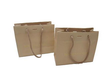 كيس ورق كرافت مع يد، أكياس تسوق Kraft Paper Carrier Bag, Custom Printed Bags