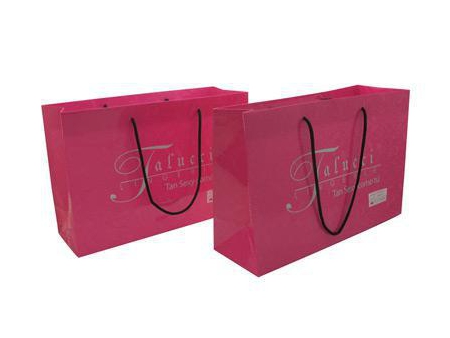 كيس ورقي مطبوع مع يد، أكياس تسوق Printed Paper Shopping Bag