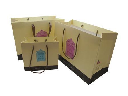 كيس ورقي مطبوع مع يد، أكياس تسوق Printed Paper Shopping Bag