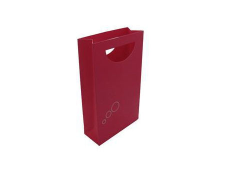 كيس ورقي مع يد محفورة، أكياس هدايا Laminated Paper Bag with Die Cut Handle