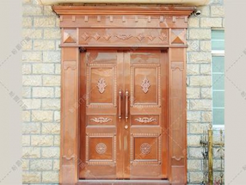 أبواب مصفحة بالنحاس