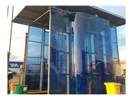 مغسلة باصات وشاحنات بأربع فرش  Drive-Through Bus Wash System CB-740