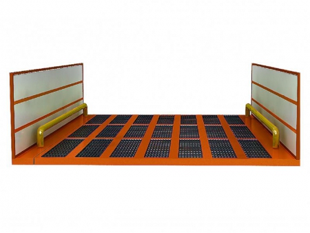 مغسلة عجلات الشاحنات 80 طن Heavy Duty Wheel Wash Systems (80 Tons), Wash Rack