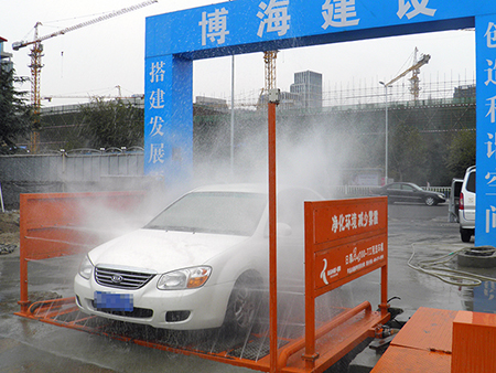 مغسلة عجلات الشاحنات 80 طن Heavy Duty Wheel Wash Systems (80 Tons), Wash Rack