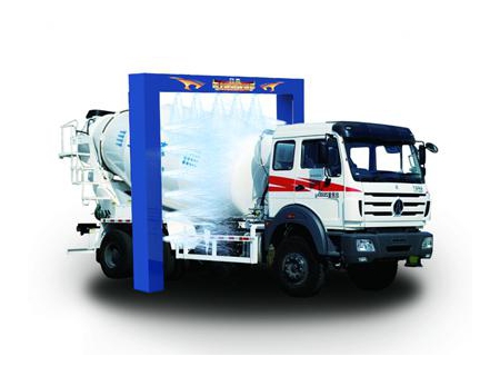 مغسلة شاحنات آلية بدون فرش - غسيل أولي  Gantry Truck Wash System