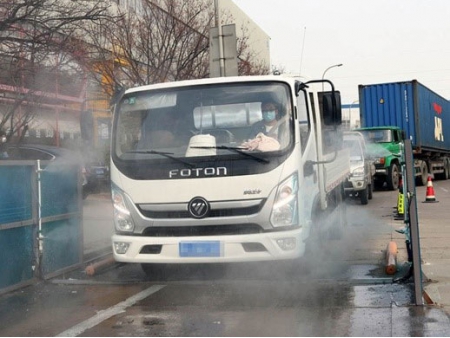 نظام غسيل وتعقيم الشاحنات  Disinfecting Car Washing System for Trucks