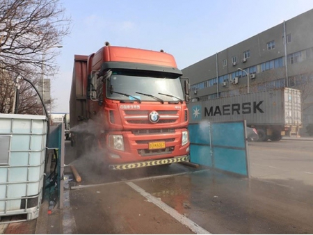 نظام غسيل وتعقيم الشاحنات  Disinfecting Car Washing System for Trucks