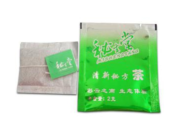 ماكينة تعبئة وتغليف الشاي في كيسين (كيس داخلي فلتر وكيس خارجي)، MK-T80                   Tea Bag Packaging Machine (VFFS Machine)