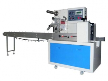 ماكينة تغليف أفقية فلوباك، MK-600D                   Horizontal Flow Pack Wrapping Machine