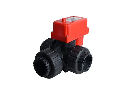 الصمام الكروي الكهربائي البلاستيكي  Plastic Electric Ball Valve