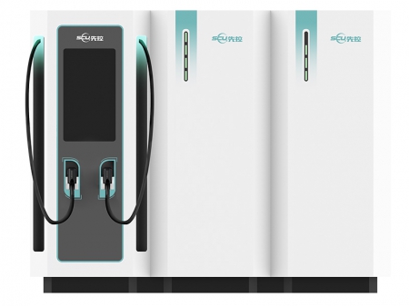 محطة شحن سيارات كهربائية EVMS ONE EV مزودة ببطارية مدمجة  EVMS ONE EV Charging Station with Integrated Battery
