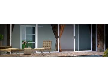 مجرى باب جرار ألومنيوم  Aluminum Sliding Door Track