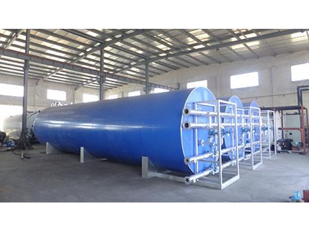 خزان البيتومين مع تسخين بالزيت الحراري  Thermal Oil Heating Asphalt Storage Tank