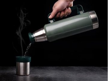ترمس ماء حافظ للحرارة من فولاذ مقاوم للصدأ مع مقبض  Vacuum Bottle Thermos with Handle