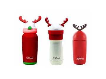 قارورة ماء حافظة للحرارة ستانلس ستيل مع شفاطة شرب للأطفال  Stainless Steel Thermos with Sippy Straw for Kids