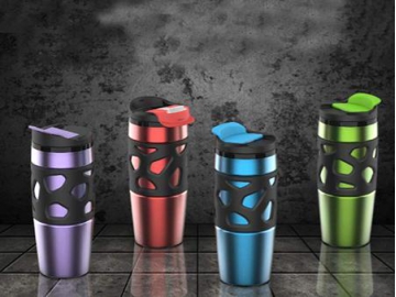 كوب حافظ للحرارة ستانلس ستيل مانع للتسرب  Stainless Steel Thermos Insulated Leak-Proof Tumbler