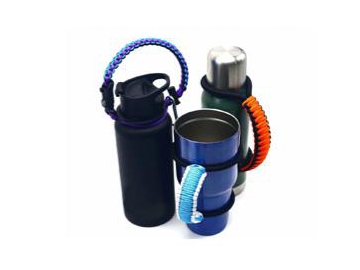مقابض مضفرة للقارورة  Paracord Braided Strap for Bottle