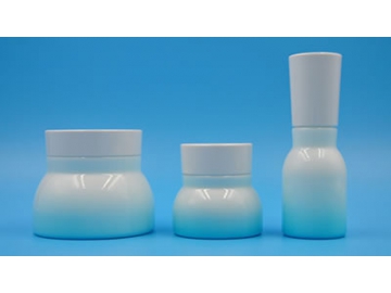 القارورة الزجاجية بلون أبيض حليبي  Opal Glass Bottles & Jars