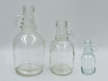 قارورة زجاجية شفافة  Clear Glass Bottle