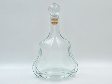 قارورة زجاجية شفافة  Clear Glass Bottle