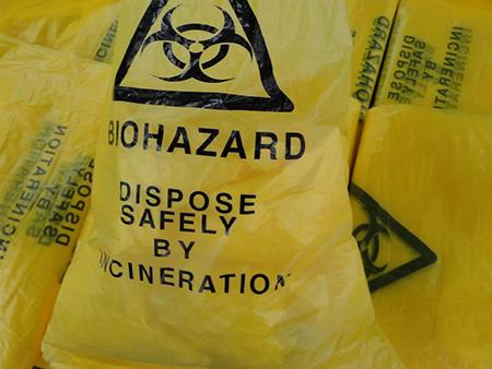 أكياس المخلفات الطبية   Hospital Refuse Bags