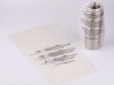 أكياس بلاستيك ذات علامة إنذار الإختناق   Suffocation Warning Bags