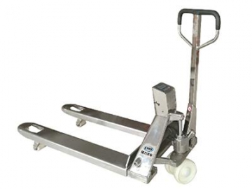 ناقلة طبالي شوكية يدوية، SBC-S  Stainless Steel Pallet Jack with Scale