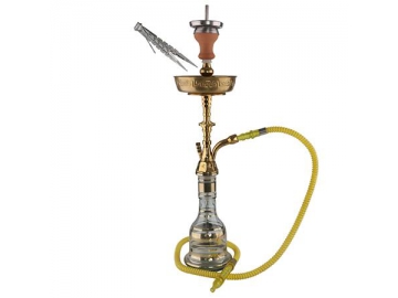 شيشة سبيكة الزنك مع مبسم طويل، إرتفاع 77 سم