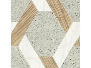 بلاط بورسلين،  Terrazzo Deco  Porcelain Tile