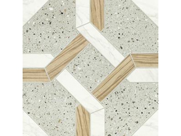بلاط بورسلين،  Terrazzo Deco  Porcelain Tile