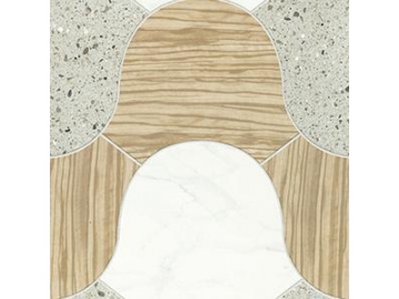 بلاط بورسلين،  Terrazzo Deco  Porcelain Tile