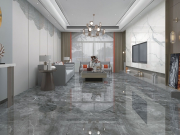 بلاط بورسلين رخامي،  Dayton Marble Look Tile