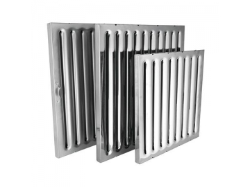 فلتر هود ستانلس ستيل/ فلتر شفاط المطبخ  Stainless Steel Baffle Filter/Kitchen Hood Filters