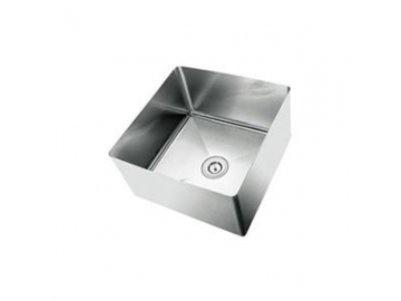 حوض مطبخ ستانلس ستيل (حوض ساقط)  Stainless Steel Under-mount Kitchen Sink