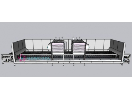 المجمد النفقي السريعIQF  (فريزر نفقي) IQF Tunnel Freezer