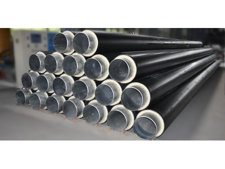 خط الأنابيب تحت الأرض، العزل الحراري 140 درجة  Pre-insulated Piping System