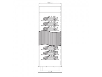 المواقف الذكية للسيارات/ المواقف الذكية المرتفعة (نظام البرج)                     Smart Tower Parking System