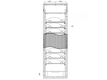 المواقف الذكية للسيارات/ المواقف الذكية المرتفعة (نظام البرج)                     Smart Tower Parking System