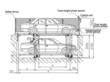الجراجات الذكية مع نظام التكديس                     Stacker Parking System (Parking Lift)